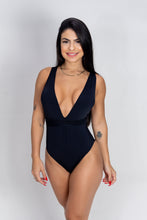 Cargar imagen en el visor de la galería, pitaya swimwear Body Maiô Faixa Multi Amarrações Preto
