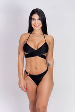 Cargar imagen en el visor de la galería, pitaya swimwear Conjunto Biquíni 3 em 1 Preto Trilobal
